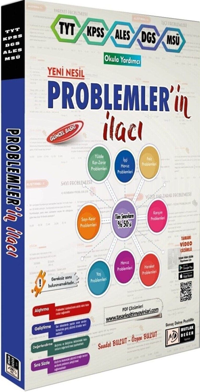 Mutlak Değer TYT - KPSS - ALES - DGS - MSÜ Yeni Nesil Problemlerin İlacı - Özgen Bulut, Saadet Bulut kitap kapağı