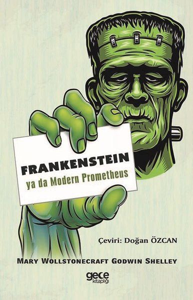 Frankenstein ya da Modern Prometheus - Mary Shelley kitap kapağı
