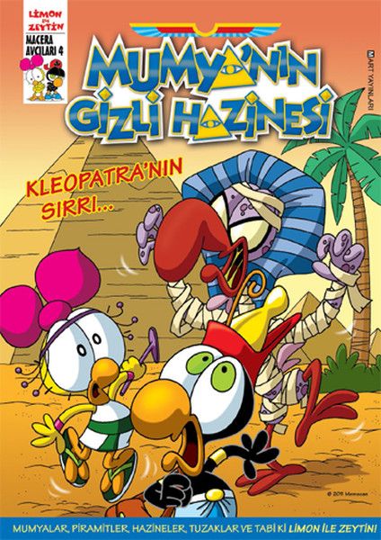 Limon ile Zeytin - Mumya'nın Gizli Hazinesi Kleopatra'nın Sırrı - Salih Memecan kitap kapağı