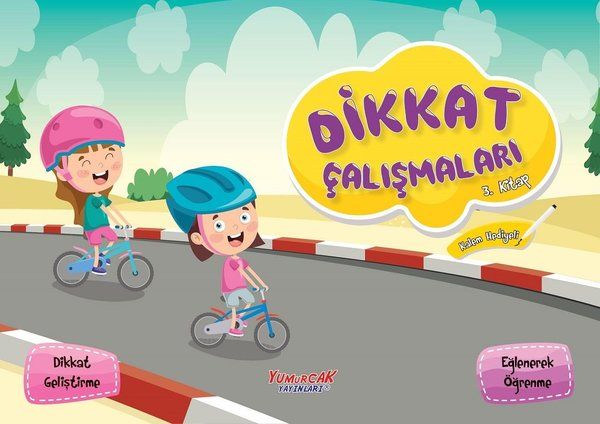 Dikkat Çalışmaları 3. Kitap (Kalem Hediyeli) - Kolektif kitap kapağı