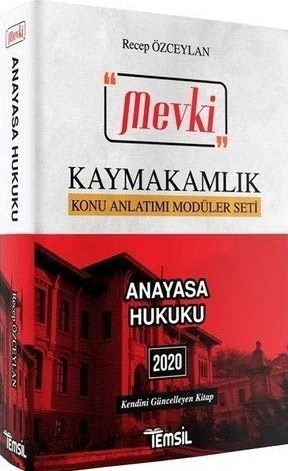 Mevki Anayasa Hukuku Kaymakamlık Konu Anlatımı Modüler Seti 2020 - Recep Özceylan kitap kapağı