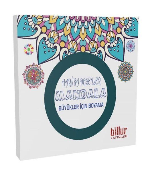 Harika Desenler Mandala - Büyükler İçin Boyama - Kolektif kitap kapağı