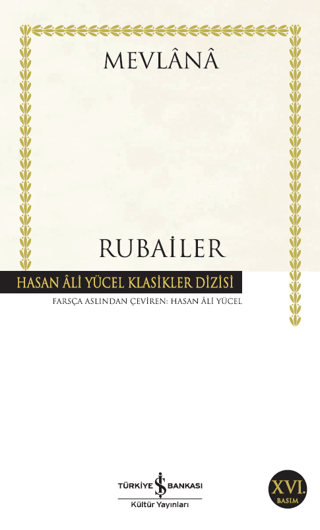 Rubailer - Mevlana Celaleddin Rumi kitap kapağı