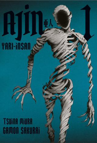 Ajin 1 - Yarı İnsan - Gamon Sakurai kitap kapağı