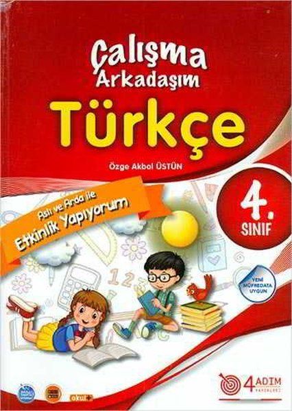 4. Sınıf Türkçe Çalışma Arkadaşım - Kolektif kitap kapağı
