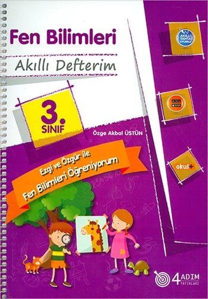 3. Sınıf Fen Bilimleri Akıllı Defterim - Özge Akbal Üstün kitap kapağı