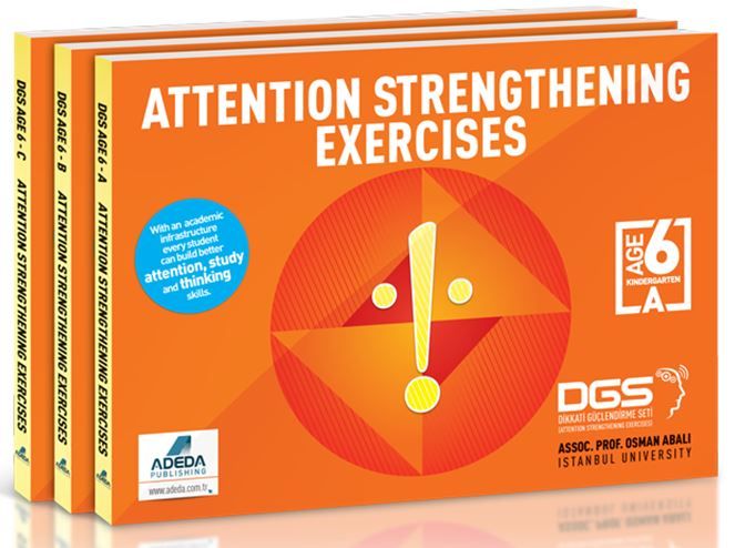 Attention Strengthening Exercises Dikkati Güçlendirme Seti Anasınıfı (6 Yaş İngilizce) - Osman Abalı kitap kapağı