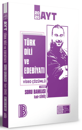 2026 AYT Türk Dili ve Edebiyatı Video Çözümlü Soru Bankası - Kadir Gümüş kitap kapağı