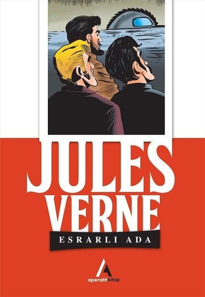 Esrarlı Ada - Jules Verne kitap kapağı