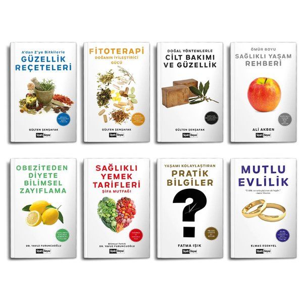 Mutlu Yaşam Seti (8 Kitap Takım) - Gülten Şenşafak, Fatma Işık, Ali Akben kitap kapağı