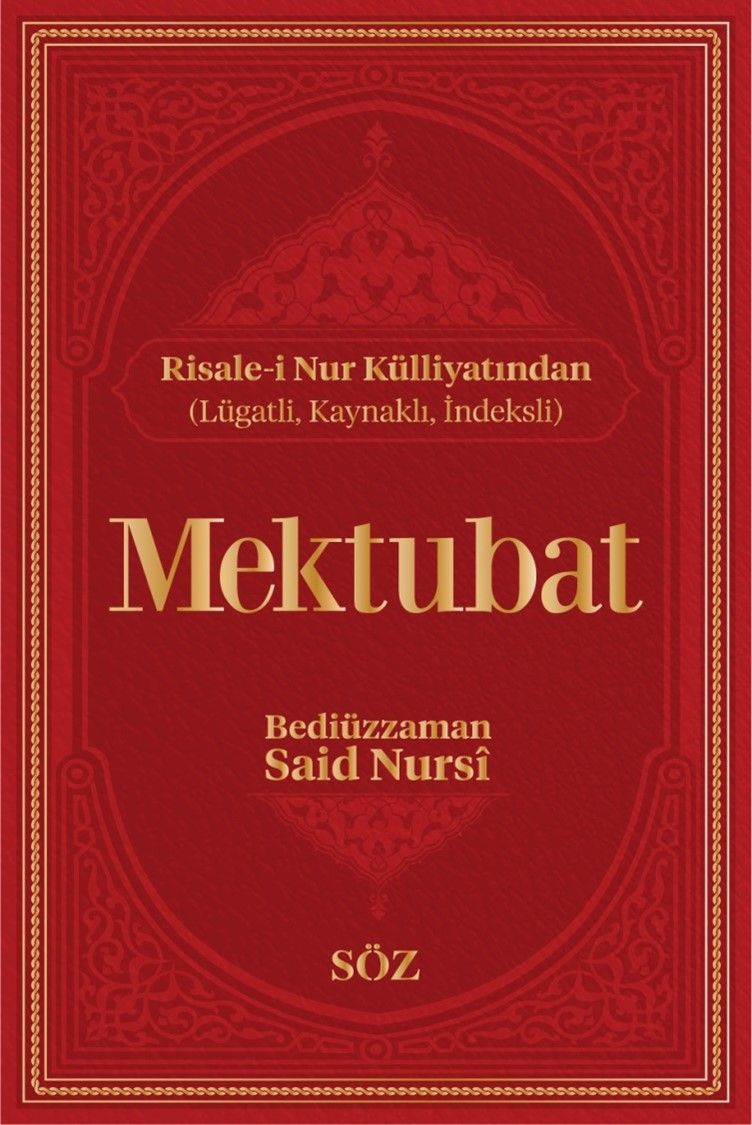Mektubat - Bediüzzaman Said, i Nursi kitap kapağı