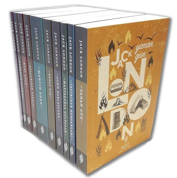 Jack London Seti (10 Kitap Takım) - Jack London kitap kapağı