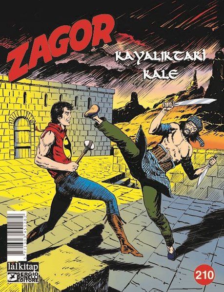 Zagor Sayı 210 - Kayalıktaki Kale - Jacopo Rauch kitap kapağı