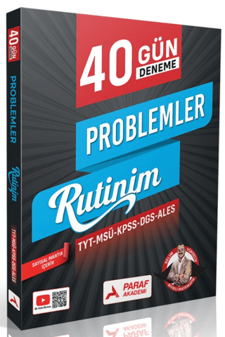 40 Gün Deneme Problemler Rutinim - Selim Yüksel kitap kapağı
