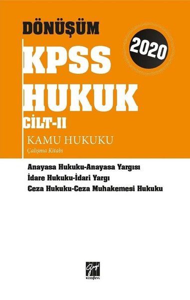 2020 Dönüşüm KPSS Hukuk Cilt 2 - Kolektif kitap kapağı