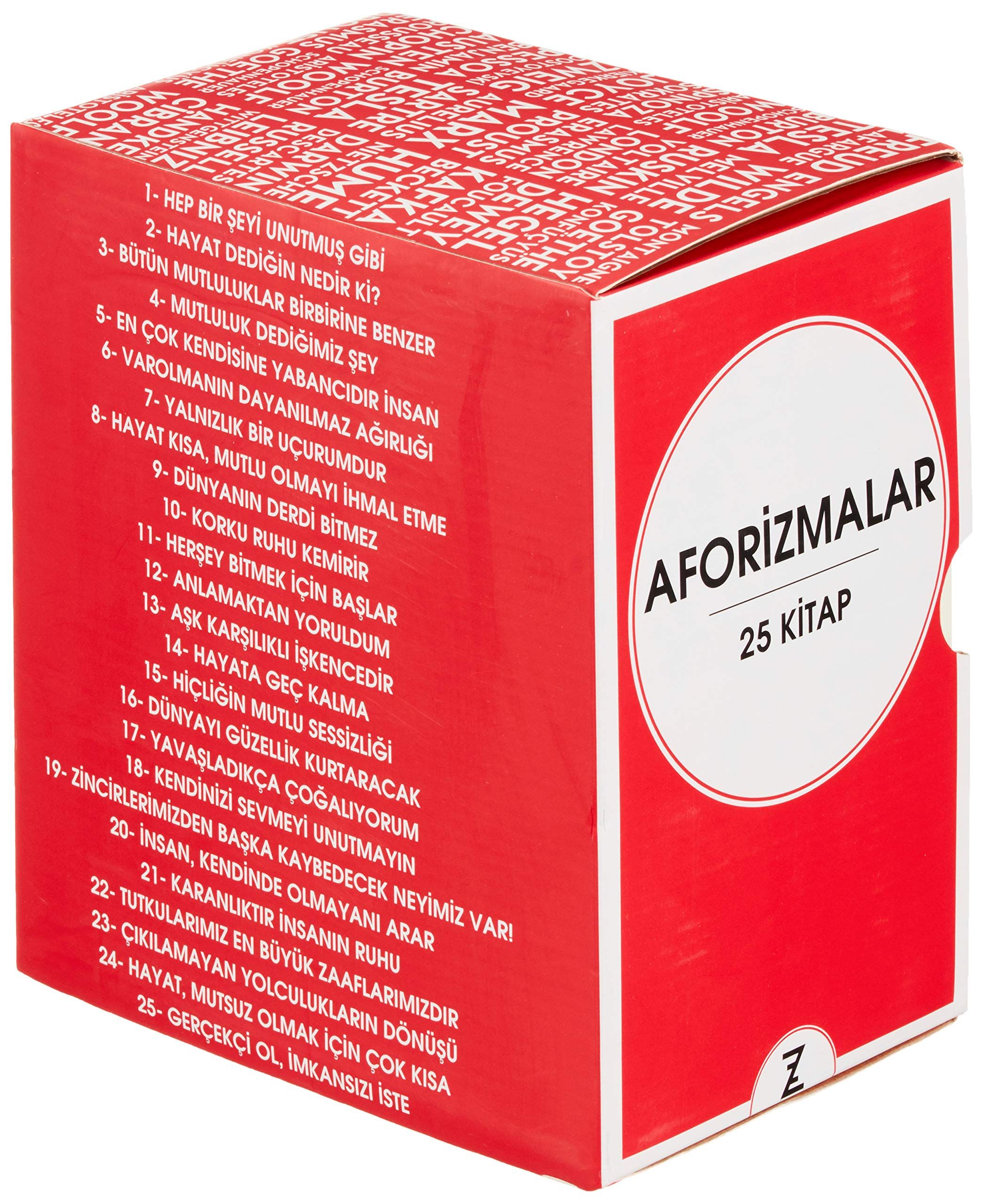 Aforizmalar Seti Kutulu (25 Kitap Takım) - Kolektif kitap kapağı