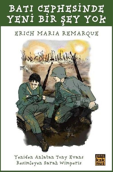 Batı Cephesinde Yeni Bir Şey Yok - Erich Maria Remarque kitap kapağı