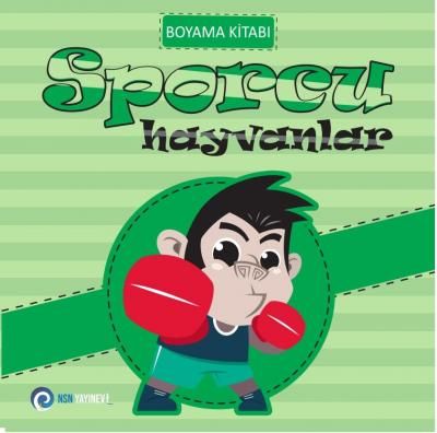 Sporcu Hayvanlar - Boyama Kitabı - Kolektif kitap kapağı