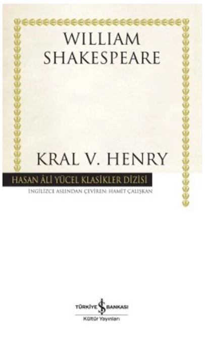 Kral 5. Henry - William Shakespeare kitap kapağı