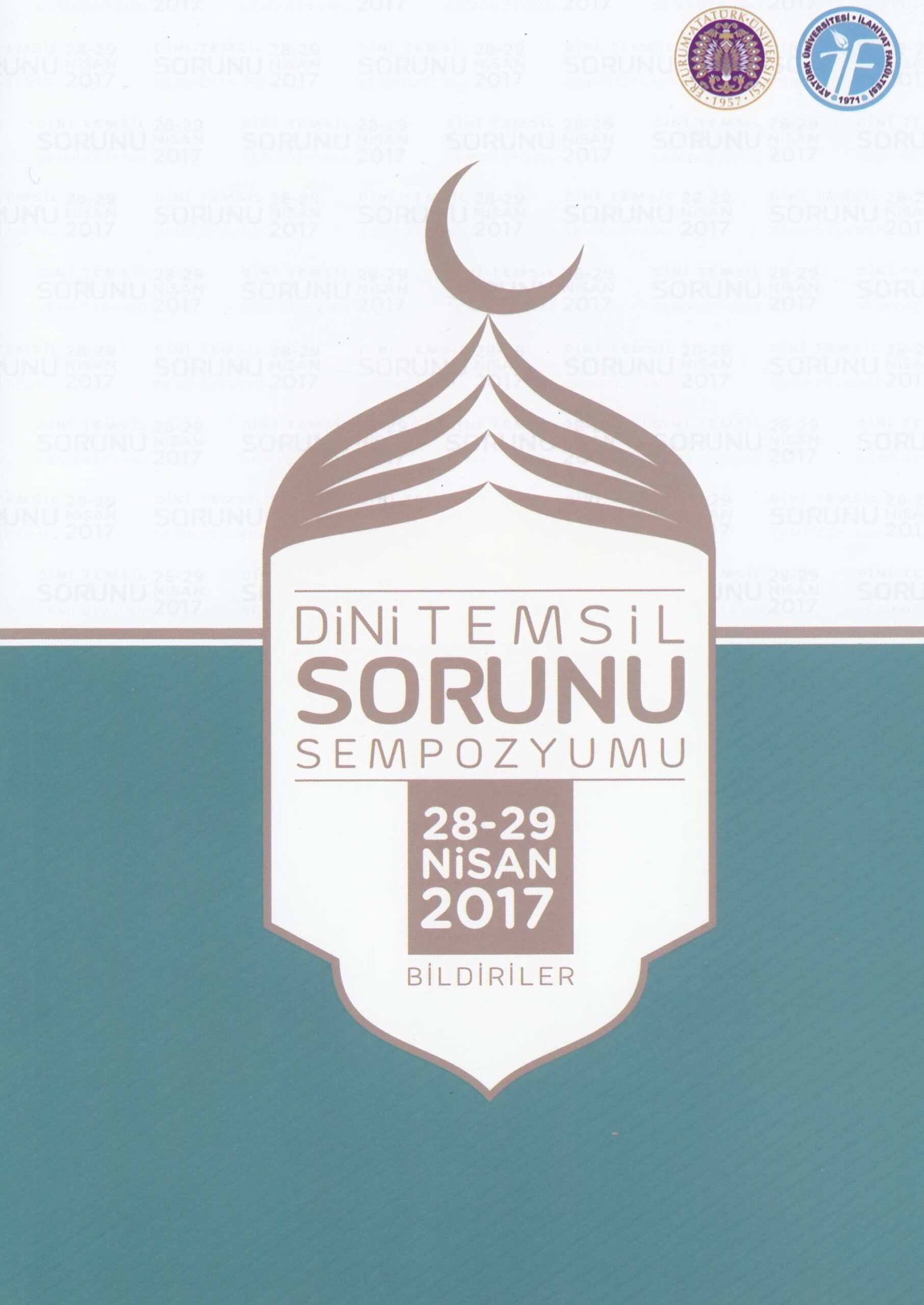 Dini Temsil Sorunu Sempozyumu (28-29 Nisan 2017) Bildiriler - Hanifi Şahin, H. Ahmet Kırkkılıç kitap kapağı