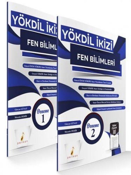 YÖKDİL İkizi Fen Bilimleri 2 Özgün Deneme Sınavı Dijital Çözümlü - Gürcan Günay, Mustafa Demir kitap kapağı
