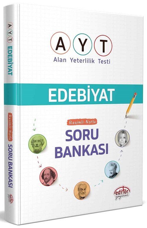 AYT Edebiyat Resimli Notlu Soru Bankası - Kolektif kitap kapağı
