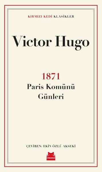 1871 Paris Komünü Günleri - Victor Hugo kitap kapağı