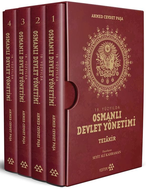 19. Yüzyılda Osmanlı Devlet Yönetimi - Tezakir (4 Kitap Takım) - Ahmed Cevdet Paşa kitap kapağı