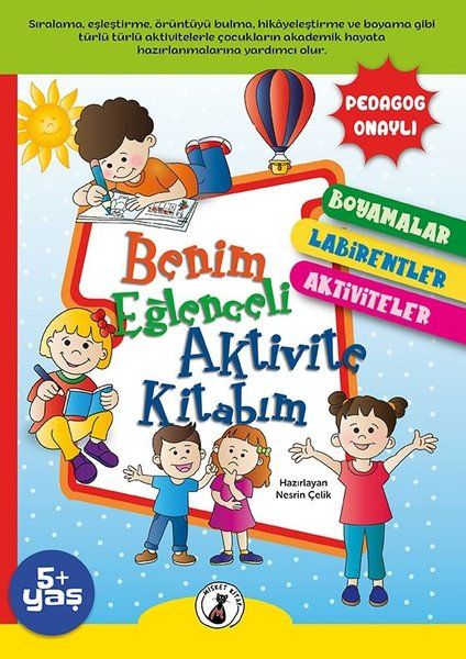 Benim Eğlenceli Aktivite Kitabım - Nesrin Çelik kitap kapağı