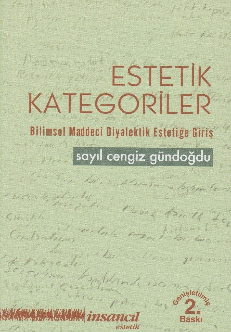 Estetik Kategoriler - Sayıl Cengiz Gündoğdu kitap kapağı