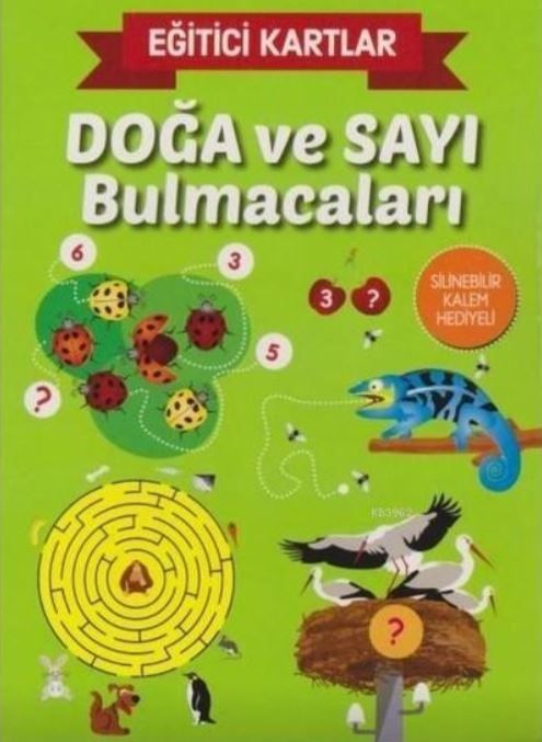 Doğa ve Sayı Bulmacaları - Eğitici Kartlar - Kolektif kitap kapağı