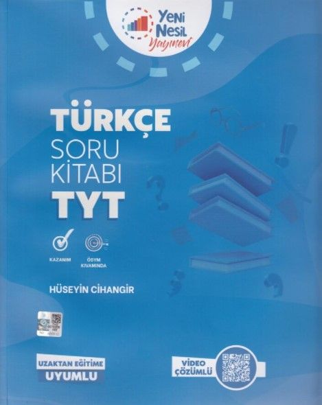Yeni Nesil YKS TYT Türkçe Soru Kitabı - Hüseyin Cihangir kitap kapağı