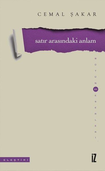 Satır Arasındaki Anlam - Cemal Şakar kitap kapağı