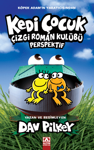 Kedi Çocuk Çizgi Roman Kulübü Perspektif - Dav Pilkey kitap kapağı