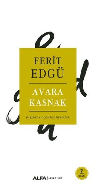 Avara Kasnak - Ferit Edgü kitap kapağı