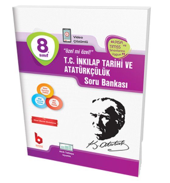 8. Sınıf T.C İnkılap Tarihi ve Atatürkçülük Soru Bankası - Kolektif kitap kapağı