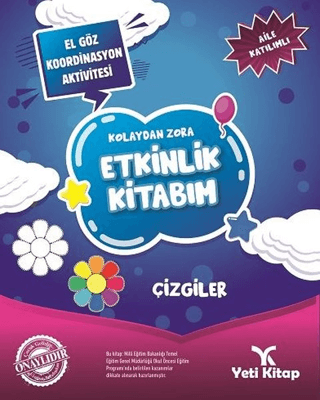 Kolaydan Zora Etkinlik Kitabım - Çizgiler - Feyyaz Ulaş kitap kapağı