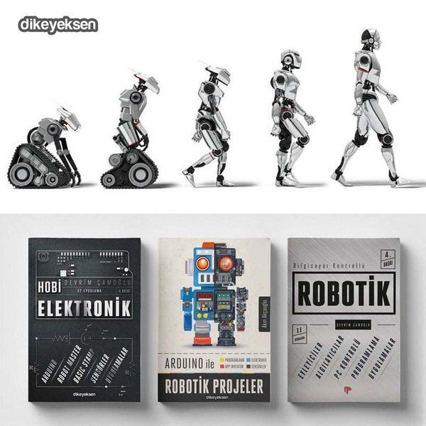 Robot Programlama Seti (3 Kitap Takım) - Devrim Çamoğlu, Akın Akçaoğlu kitap kapağı