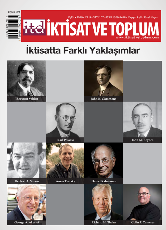 İktisat ve Toplum Dergisi Sayı: 107 Eylül 2019 - Kolektif kitap kapağı