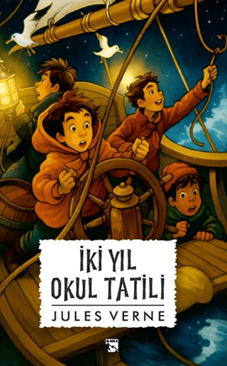 İki Yıl Okul Tatili - Jules Verne kitap kapağı