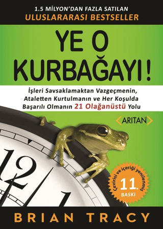 Ye O Kurbağayı! - Brian Tracy kitap kapağı