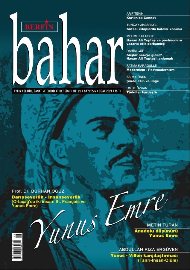 Berfin Bahar Aylık Kültür Sanat ve Edebiyat Dergisi Sayı: 275 Ocak 2021 - Kolektif kitap kapağı