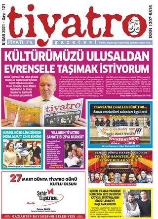 Tiyatro Gazetesi Sayı: 121 Nisan 2021 - Kolektif kitap kapağı