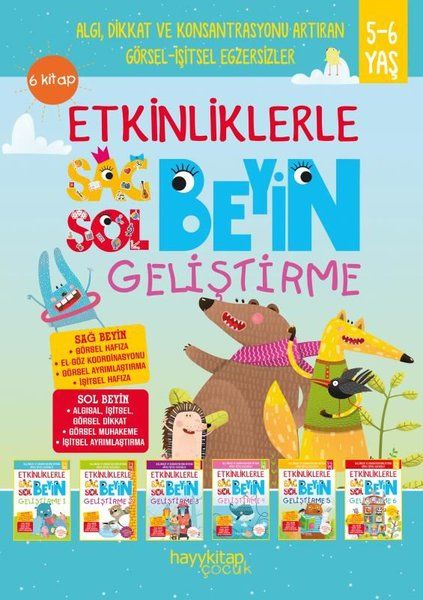 Etkinliklerle Sağ Beyin Sol Beyin Geliştirme - Canan Öztürk kitap kapağı