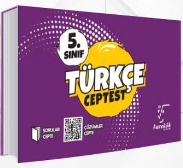 5. Sınıf Türkçe Cep Test - Kolektif kitap kapağı