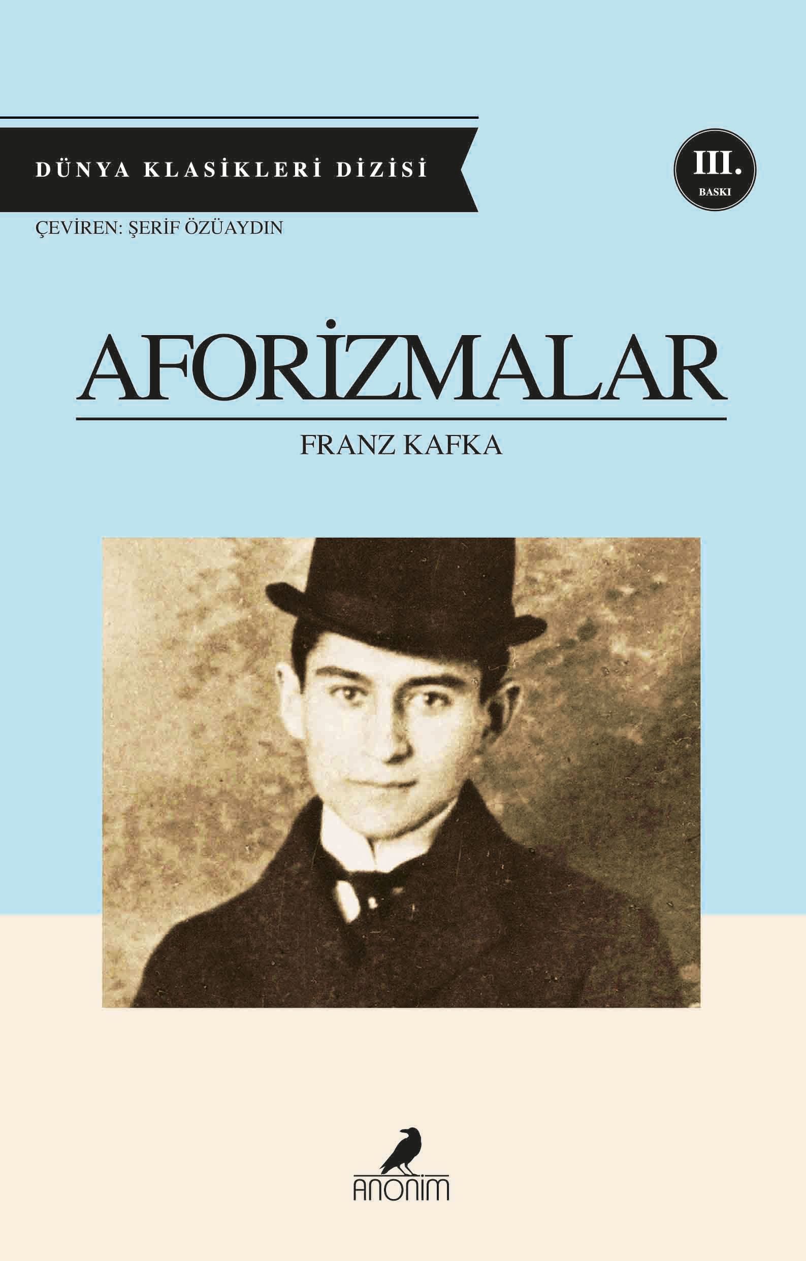 Aforizmalar - Franz Kafka kitap kapağı