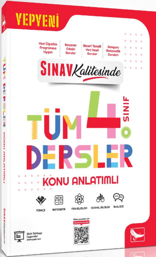 Sınav Kalitesinde 4. Sınıf Tüm Dersler Konu Anlatımlı - Kolektif kitap kapağı