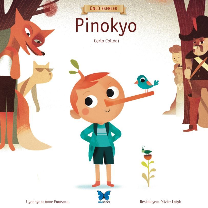 Pinokyo - Carlo Collodi kitap kapağı