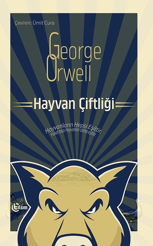 Hayvan Çiftliği - George Orwell kitap kapağı