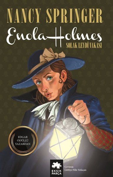 Solak Leydi Vakası - Enola Holmes - Nancy Springer kitap kapağı